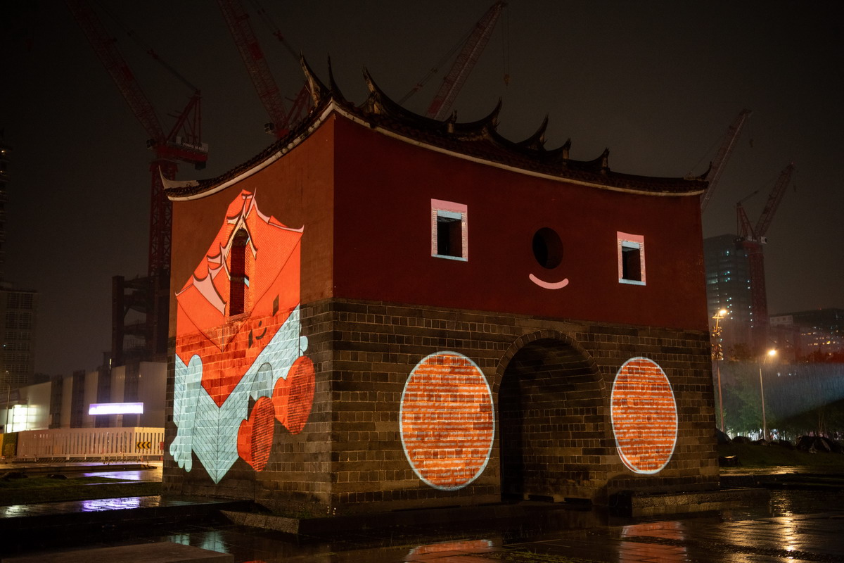 北門光雕秀又來了！5/3前每晚展演6場次　迎接台北建城140週年