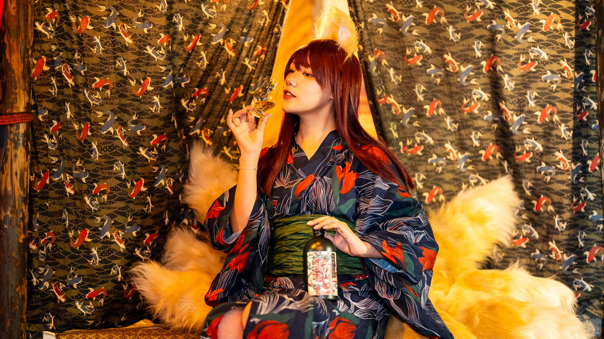 台灣限定！綠芽酒藏 x 戶河內調和日威　「百鬼夜行」系列第2彈「九尾狐・玉藻前」登場