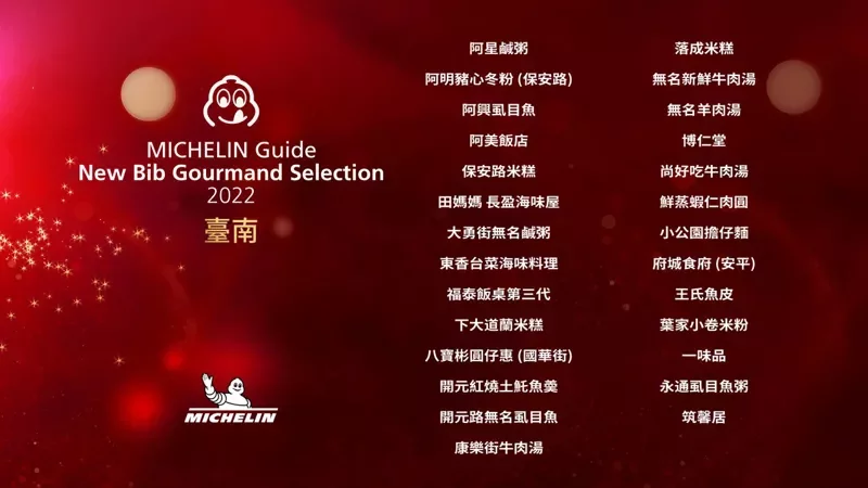 靠美食生活、台南｜台南米其林必比登推介名單出爐，你挑戰過幾家？